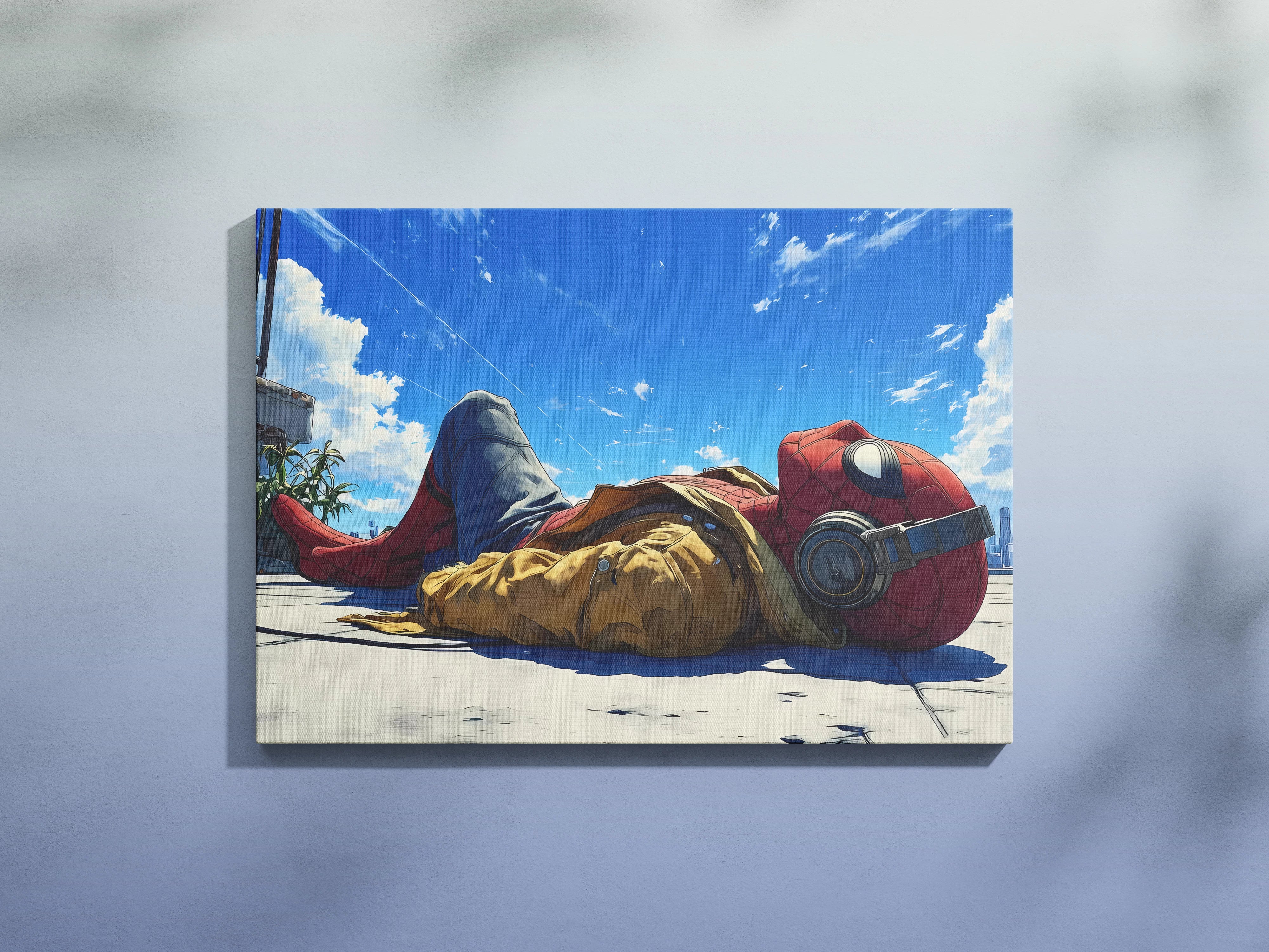 Relaxed Spidey Wall Art