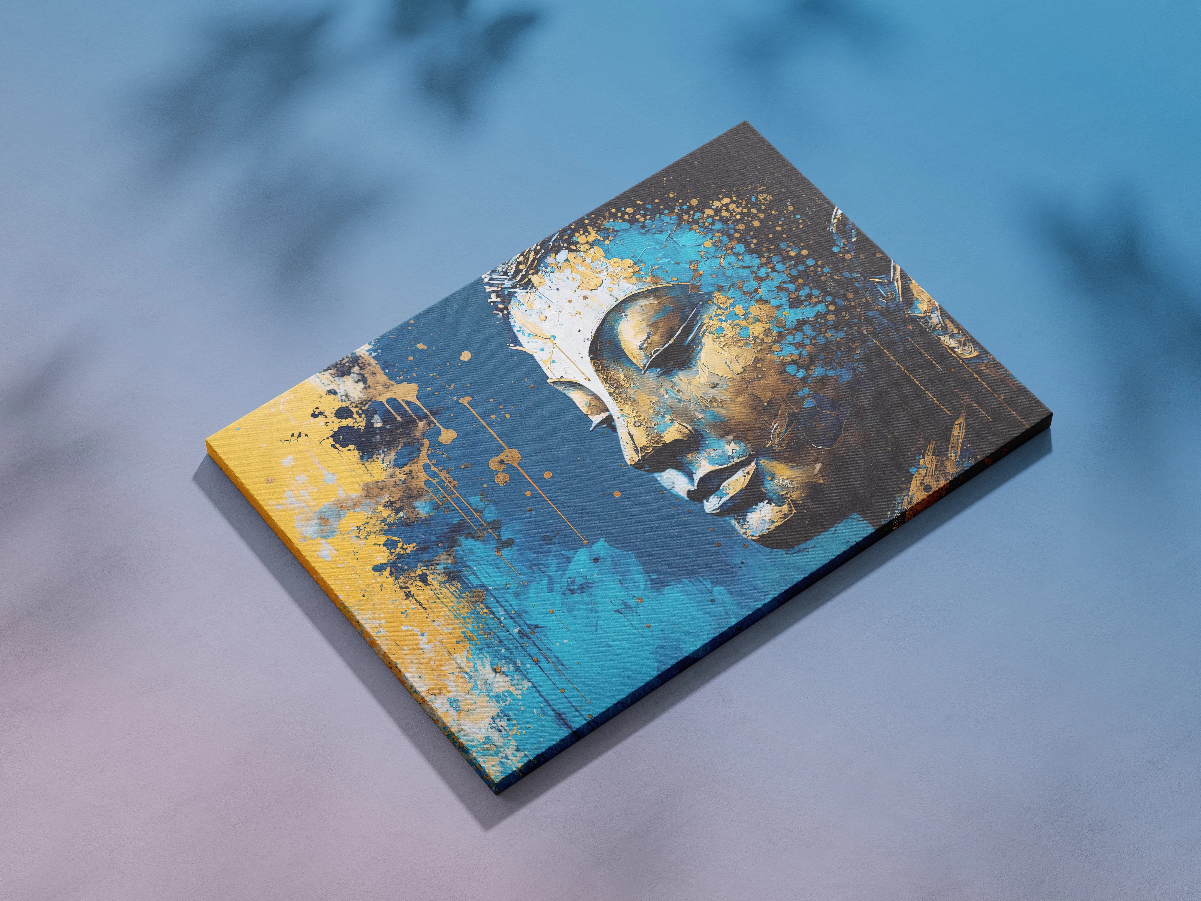 Abstract Buddha Wall Art