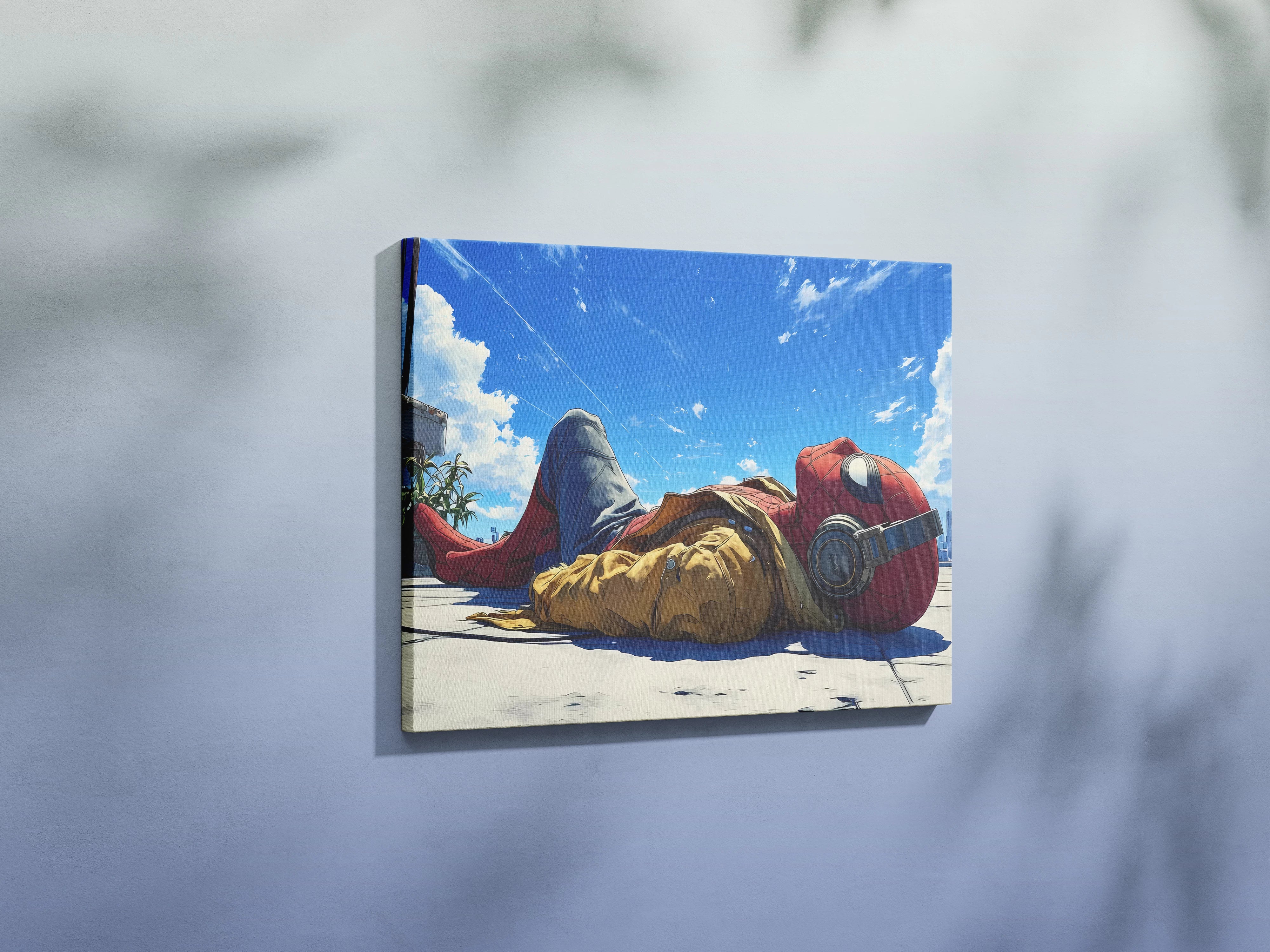 Relaxed Spidey Wall Art