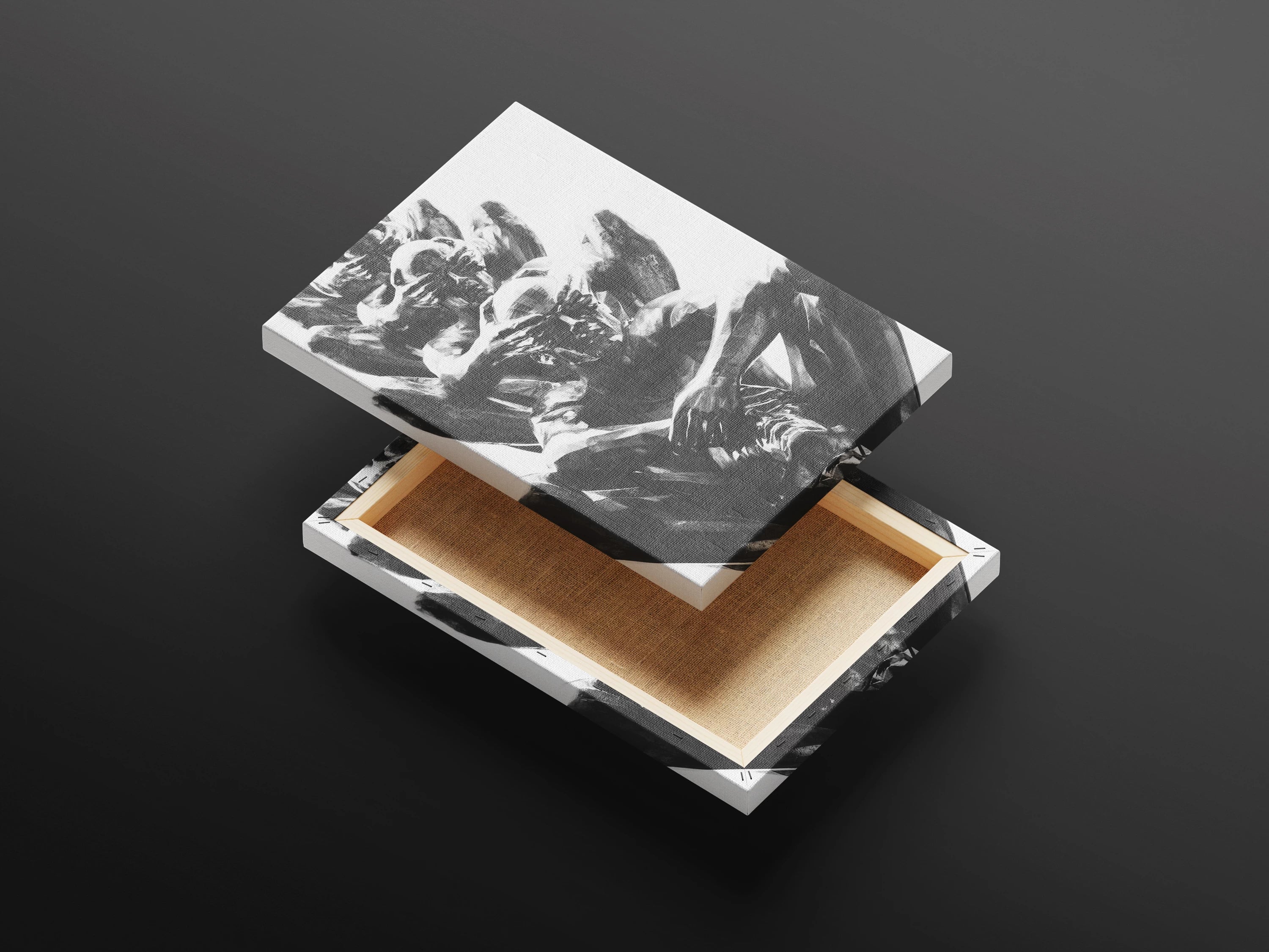 Abstract Monochrome Wall Art