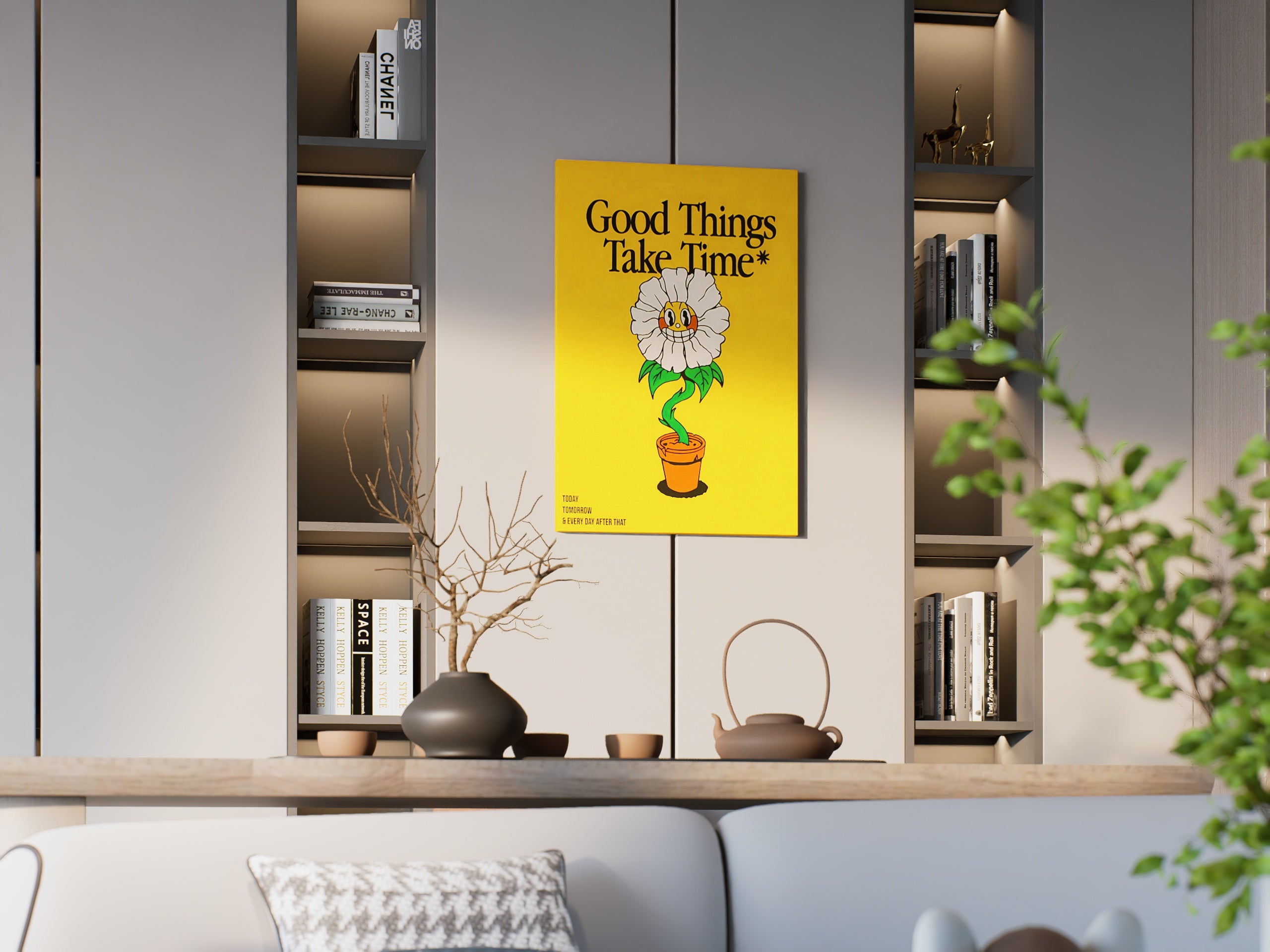 Good Things Take Time Wall Art