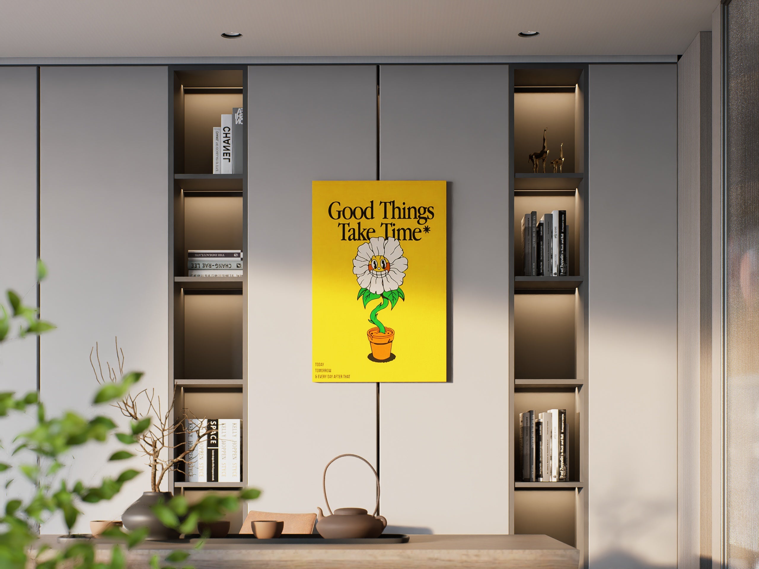 Good Things Take Time Wall Art