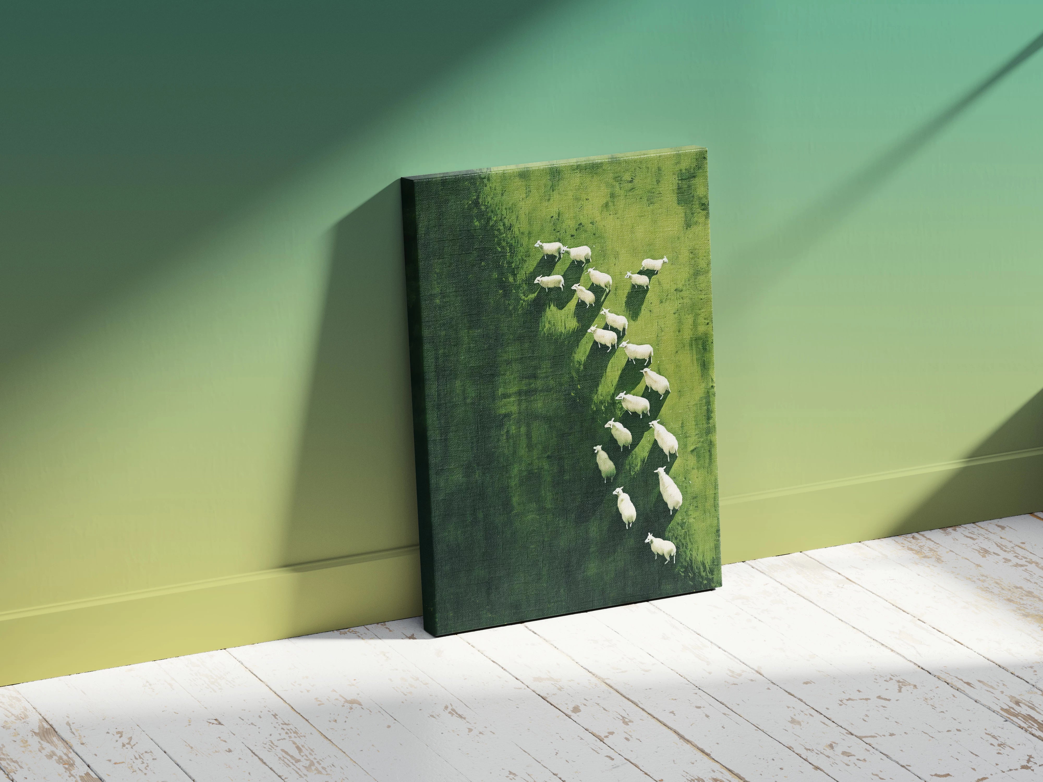 Minimal Sheep Wall Art