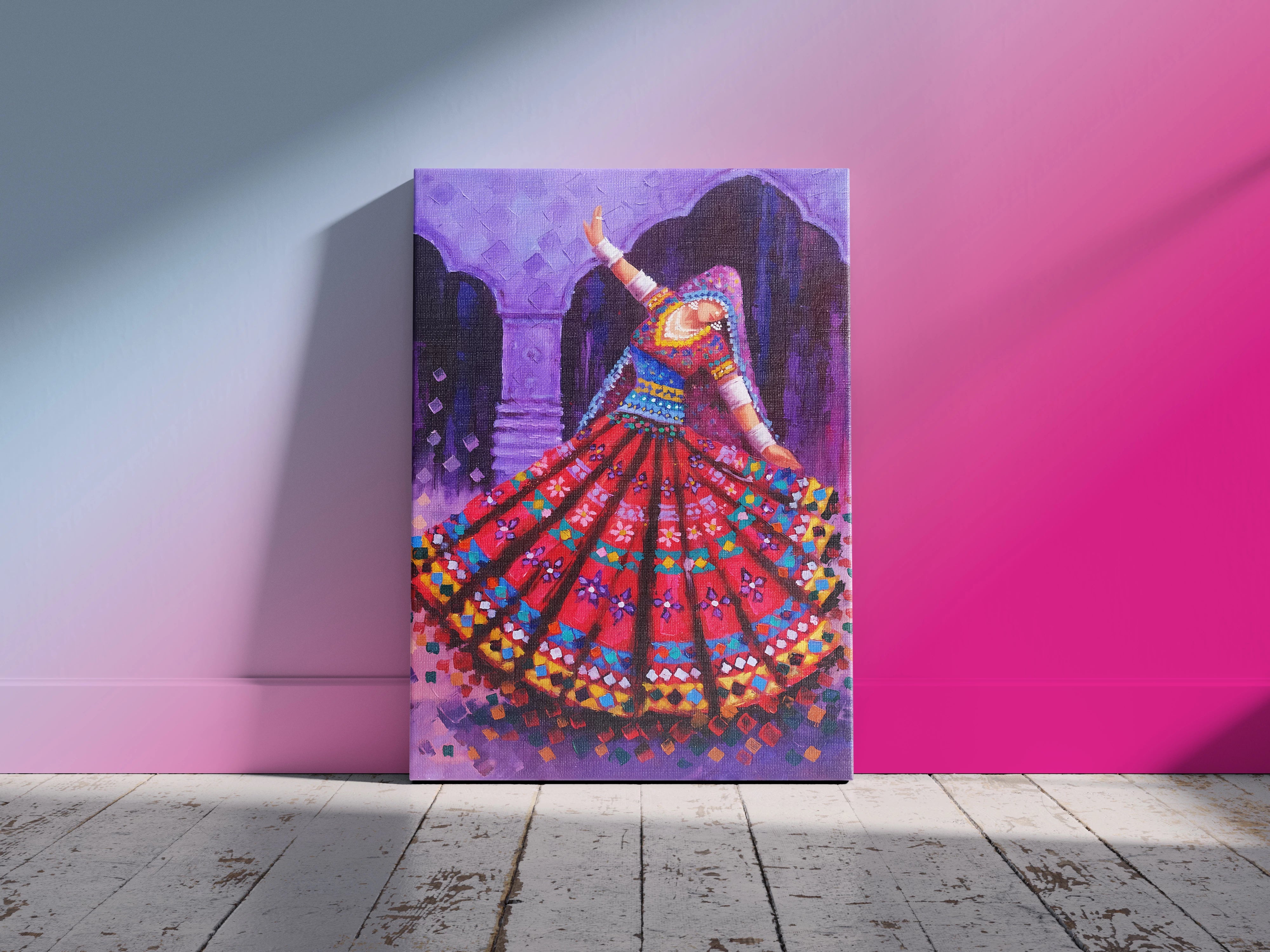 Rajasthani Folk Dance Wall Art
