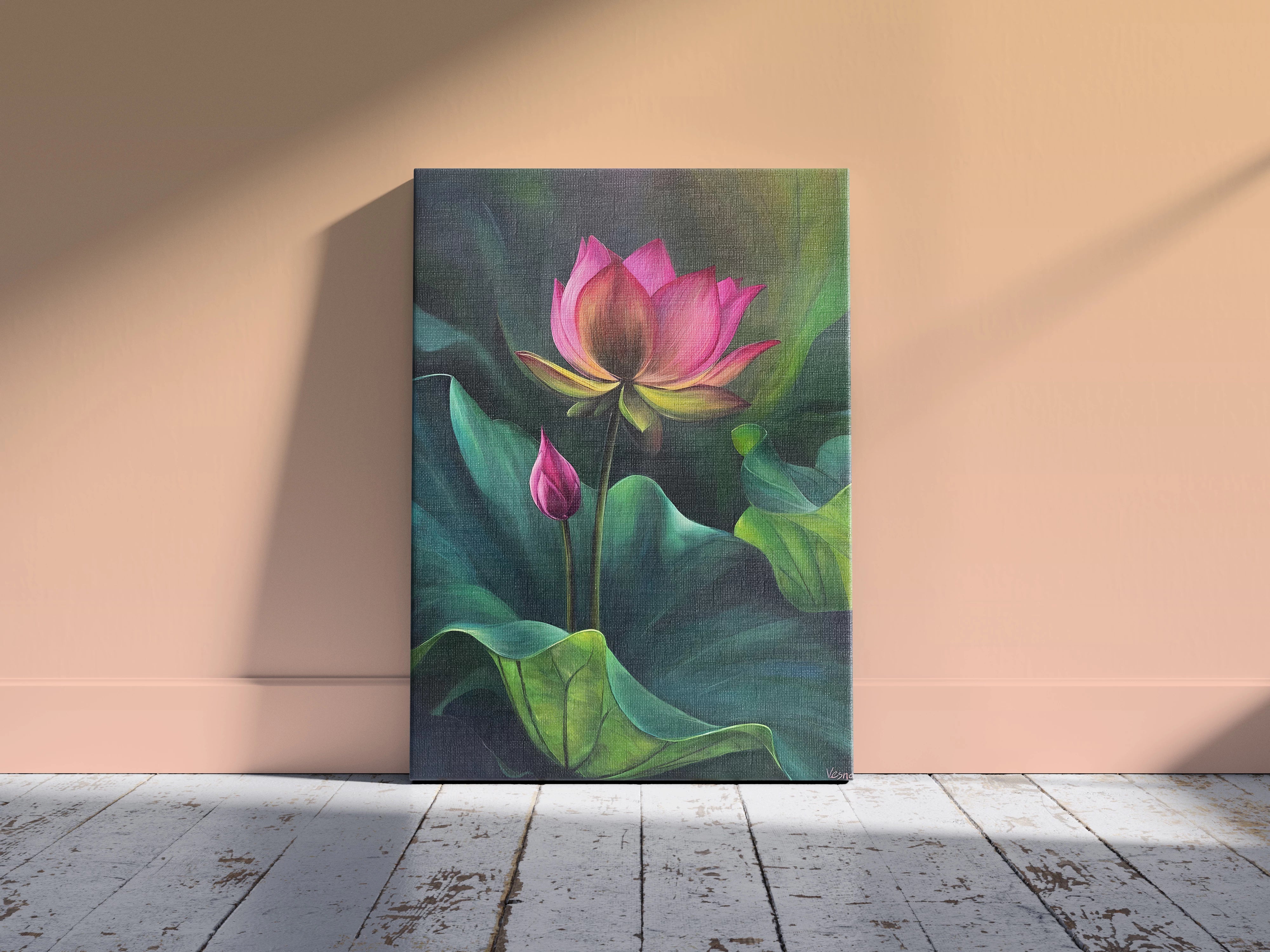 Lotus Flower Wall Art