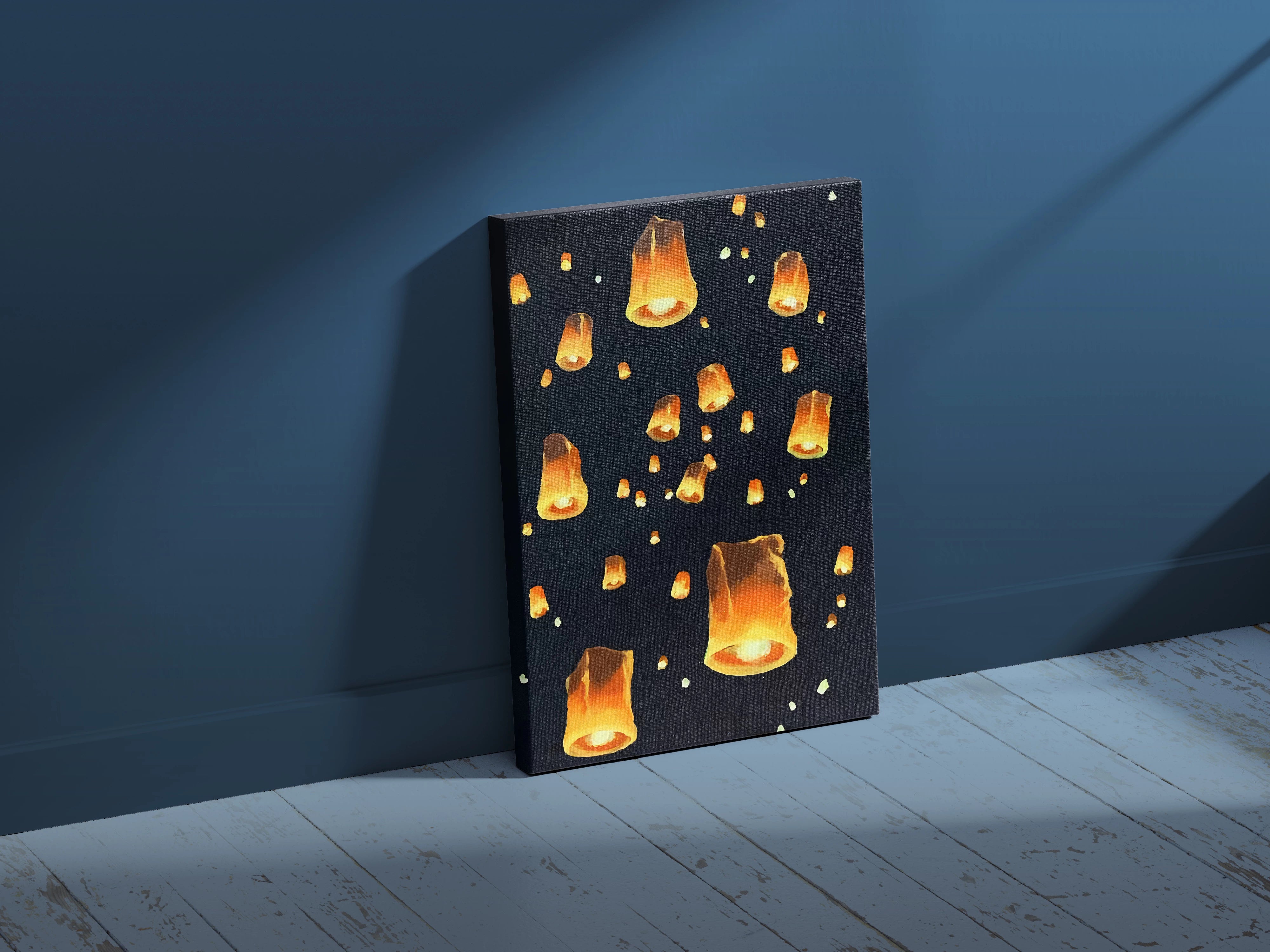 Sky Lantern Wall Art
