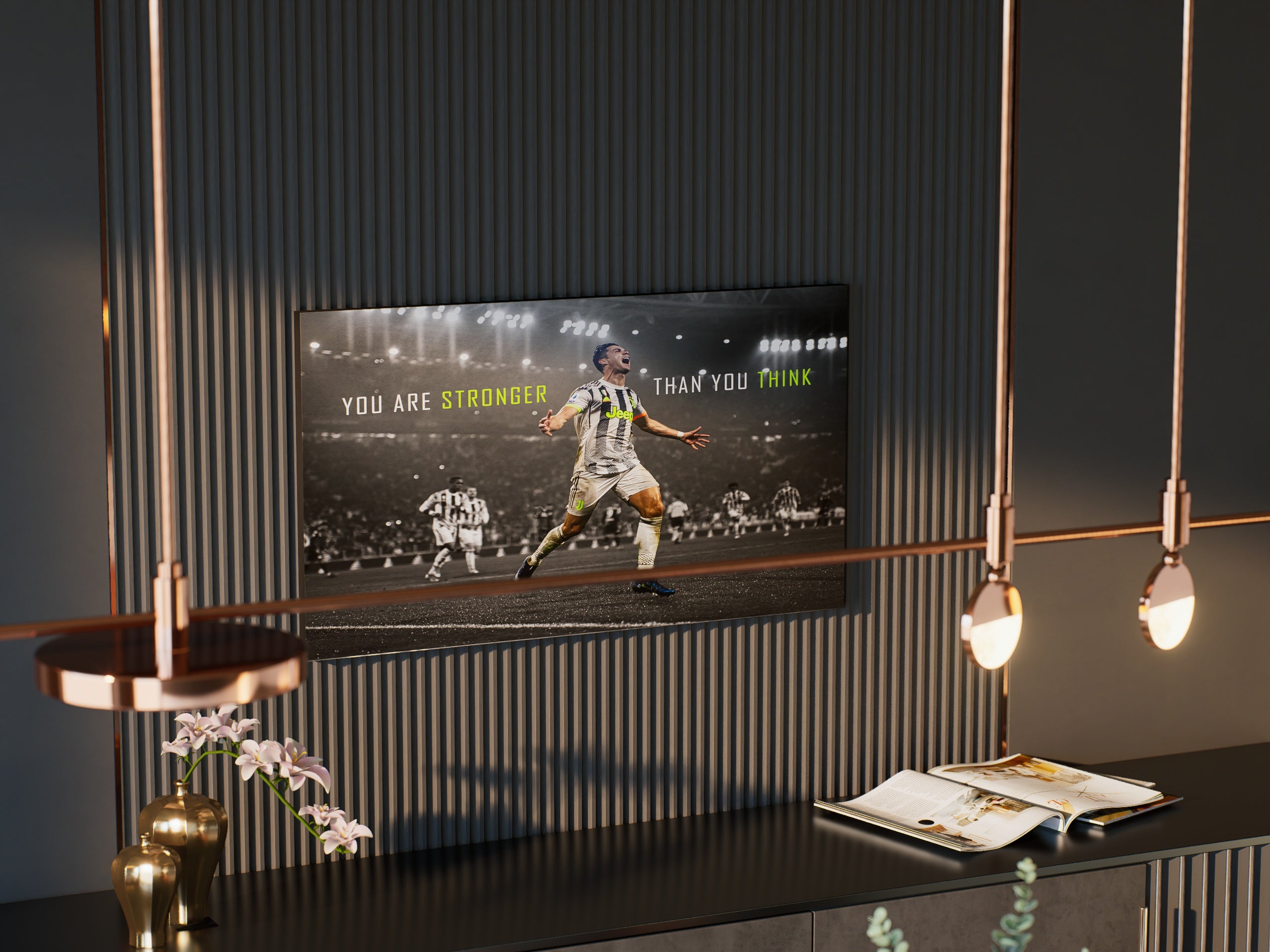 You Are Stronger - Cristiano Ronaldo Wall Art