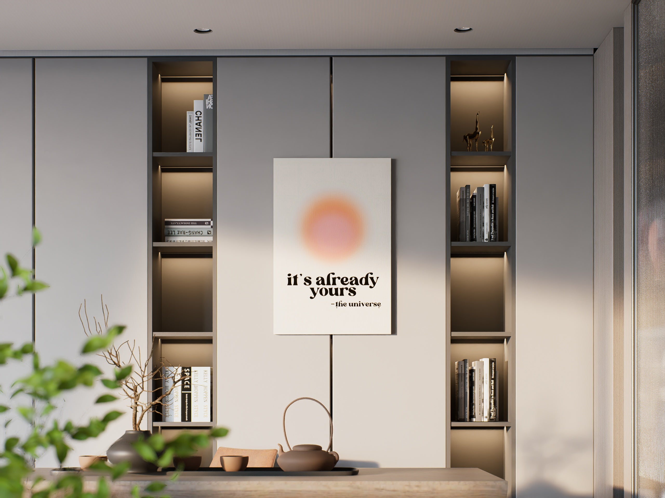 Itโs Already Yours โ Minimal Motivational Wall Art