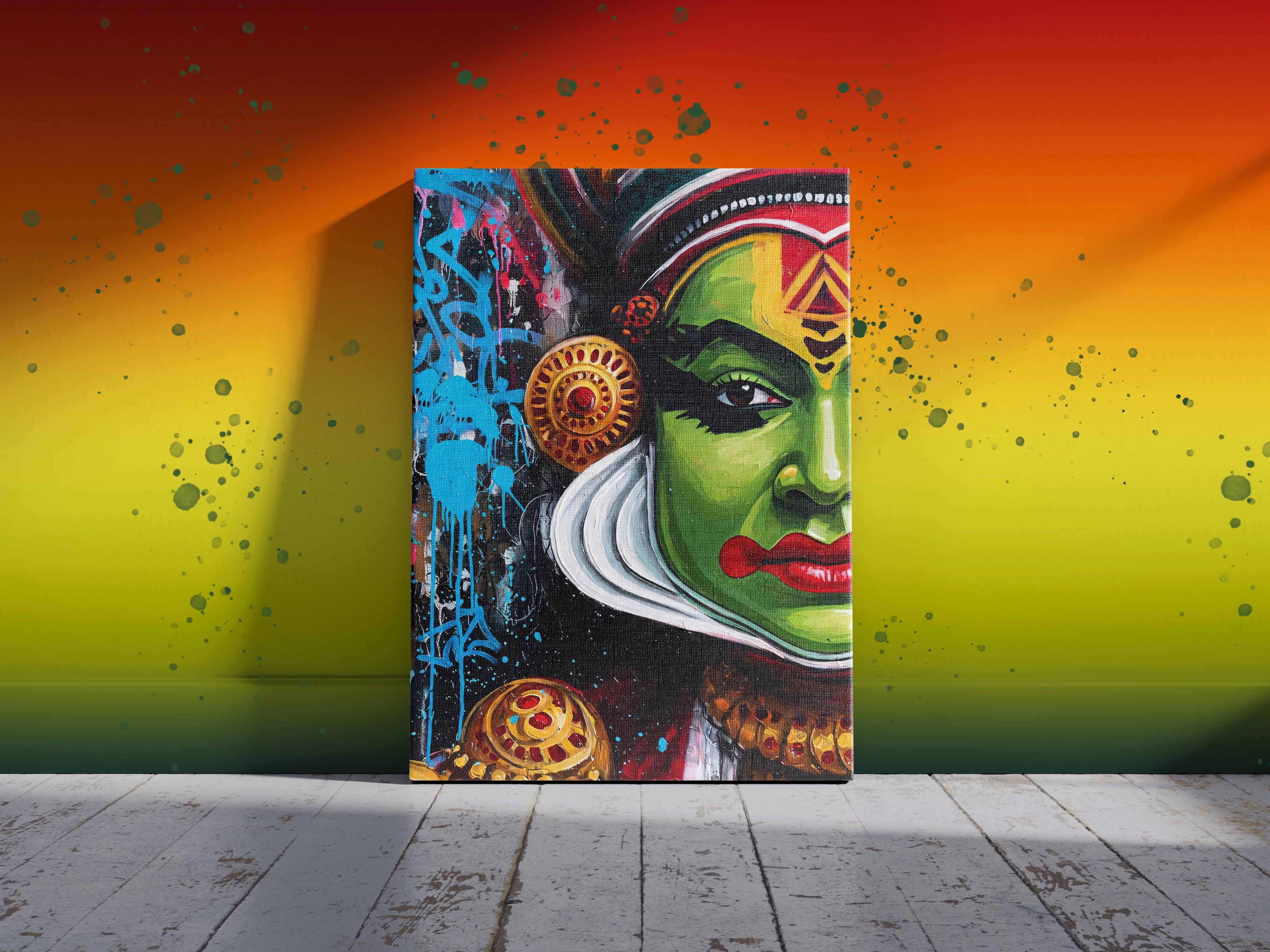 Kathakali Face Wall Art