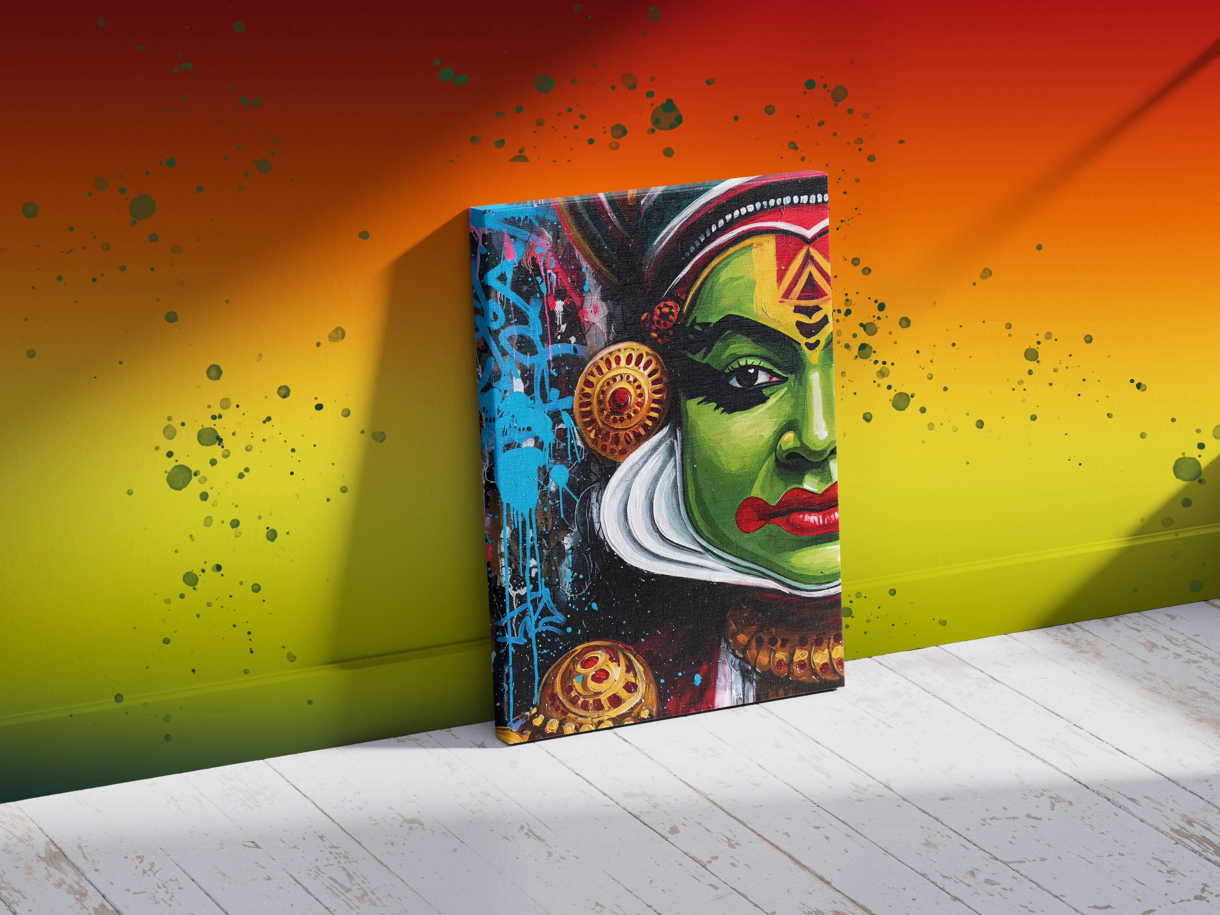 Kathakali Face Wall Art