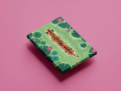 Royal Tiger in Water Wall Art