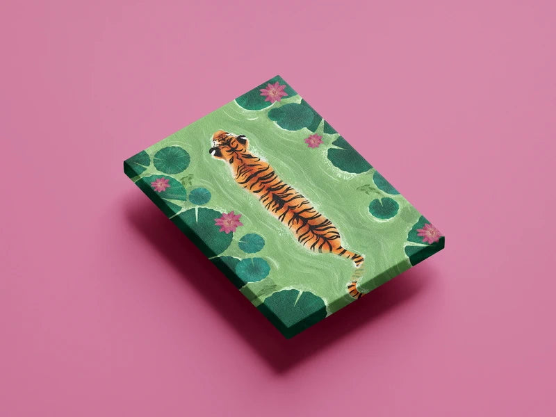 Royal Tiger in Water Wall Art