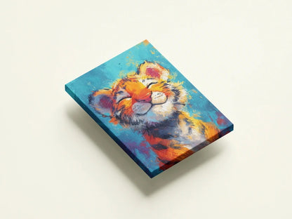 Smiling Baby Tiger Wall Art