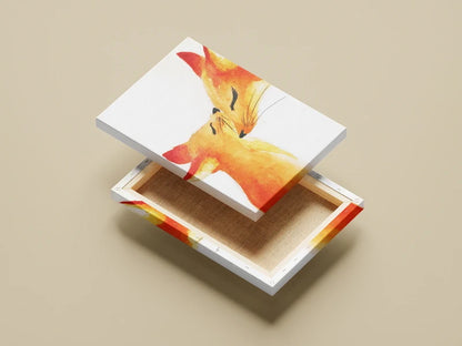 Fox Couple Wall Art