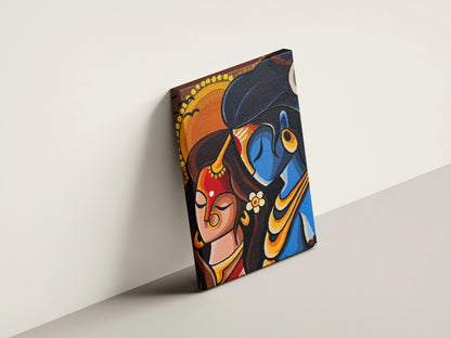 Shiv Parvati Modern Wall Art