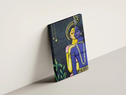 Radha Krishna (Ardhanarishvara Inspired) Wall Art