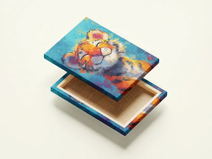 Smiling Baby Tiger Wall Art
