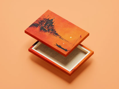 Banaras Sunset Wall Art