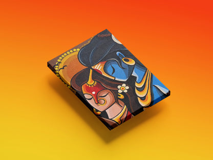 Shiv Parvati Modern Wall Art