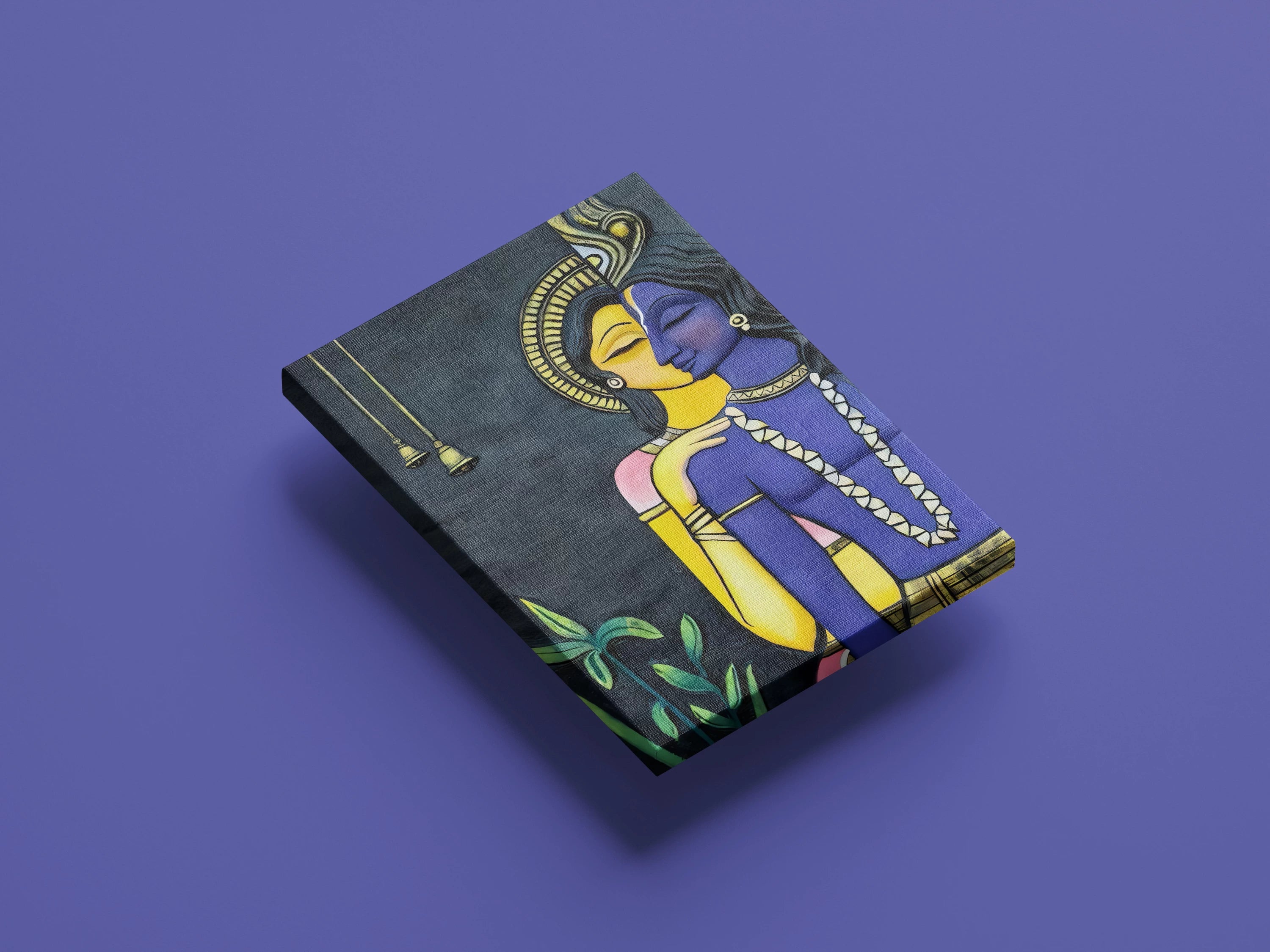 Radha Krishna (Ardhanarishvara Inspired) Wall Art