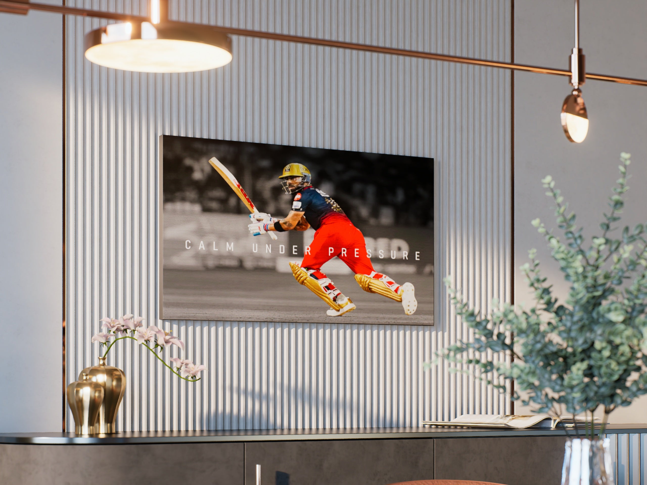 Calm Under Pressure - Virat Kohli Wall Art