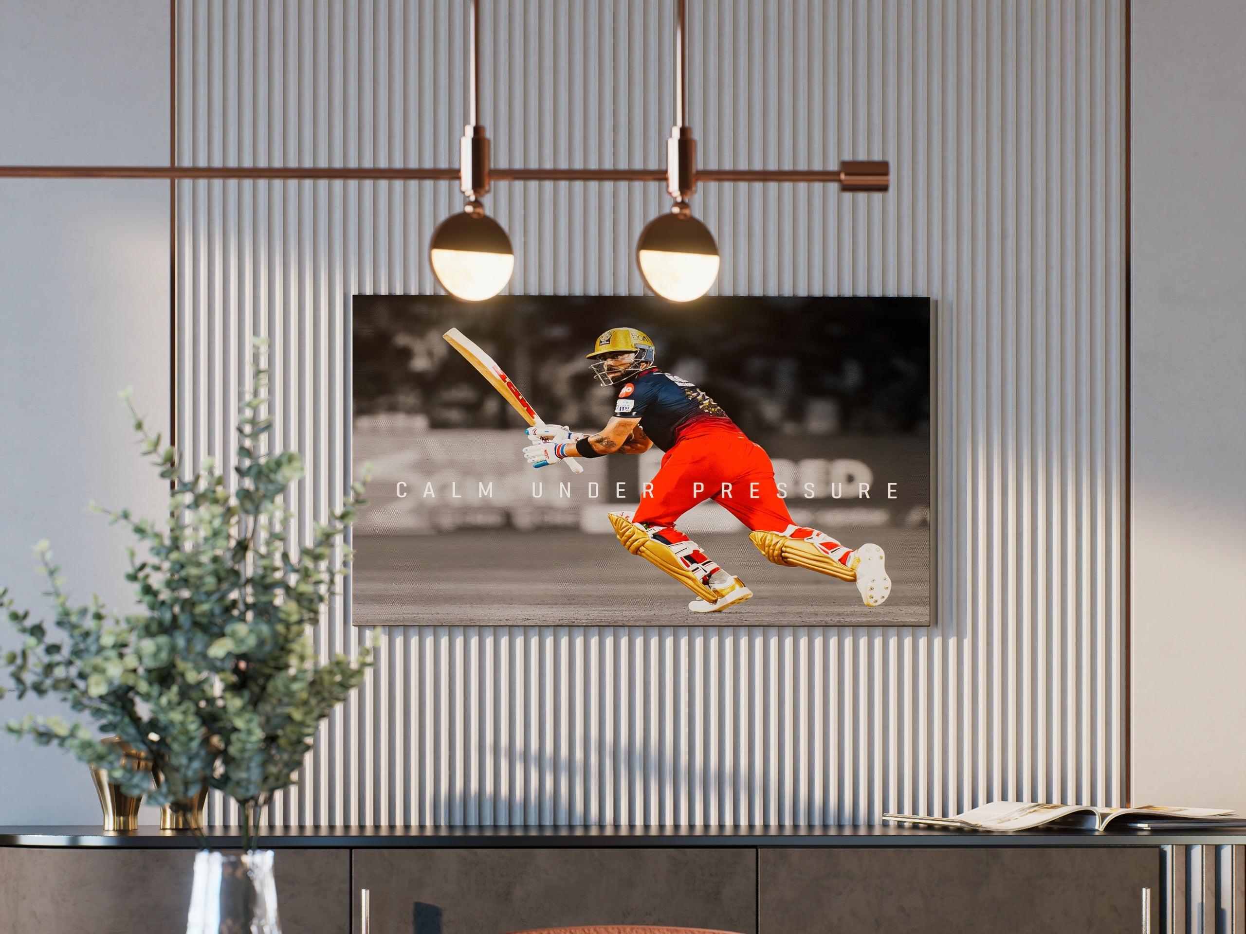 Calm Under Pressure - Virat Kohli Wall Art