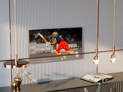 Calm Under Pressure - Virat Kohli Wall Art