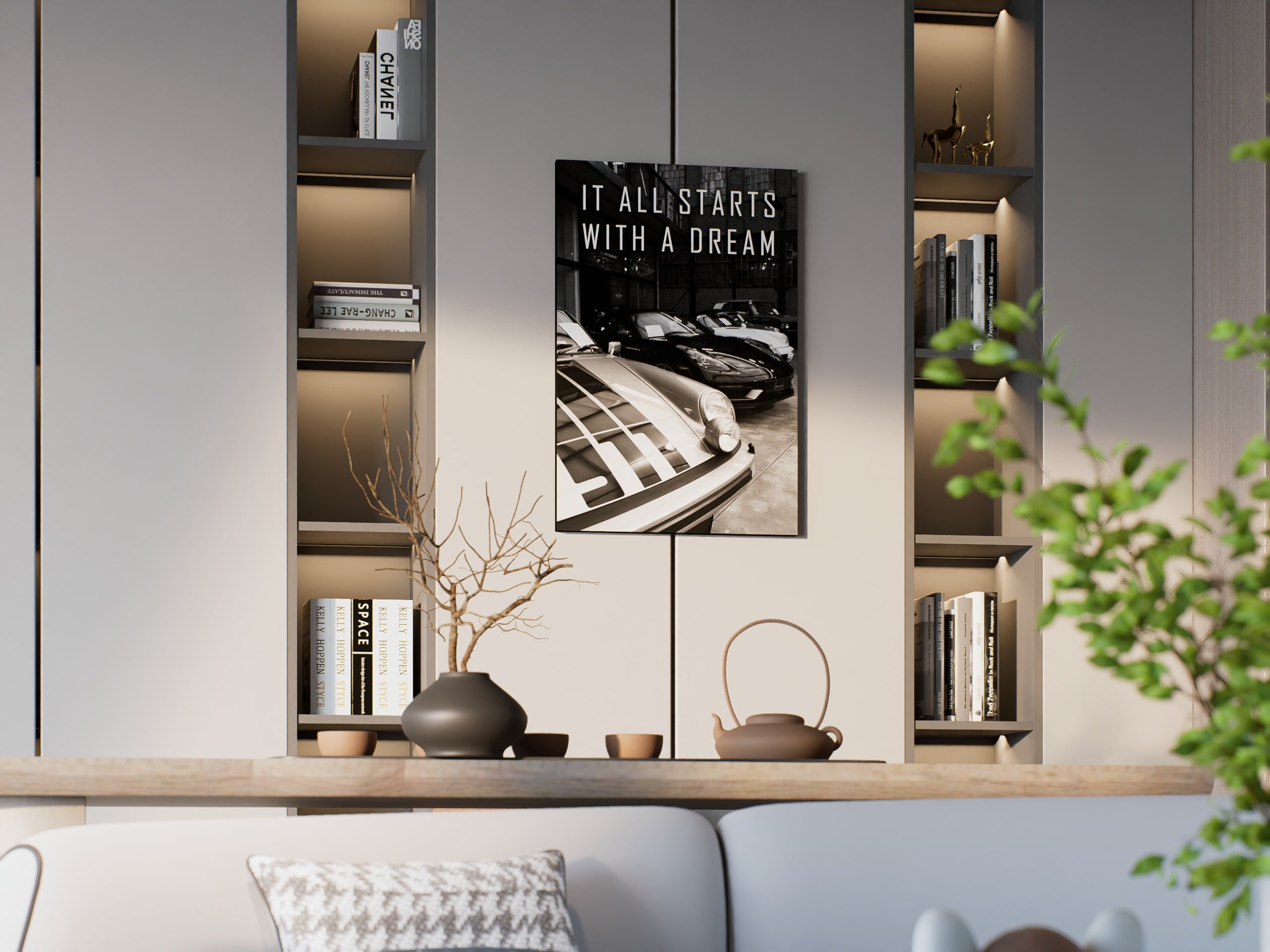 It All Starts With A Dream Wall Art