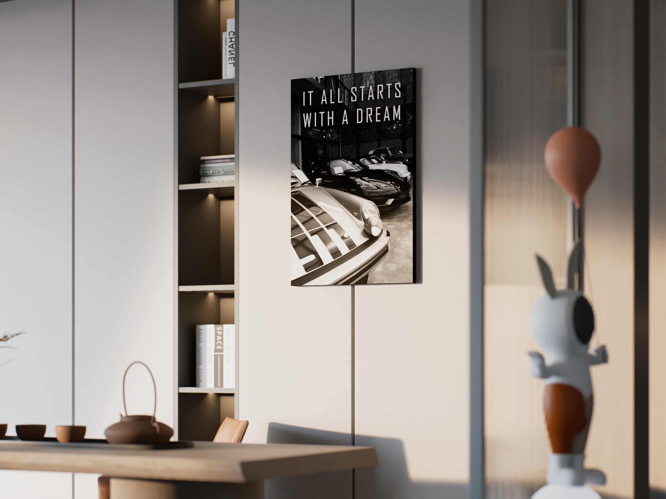 It All Starts With A Dream Wall Art