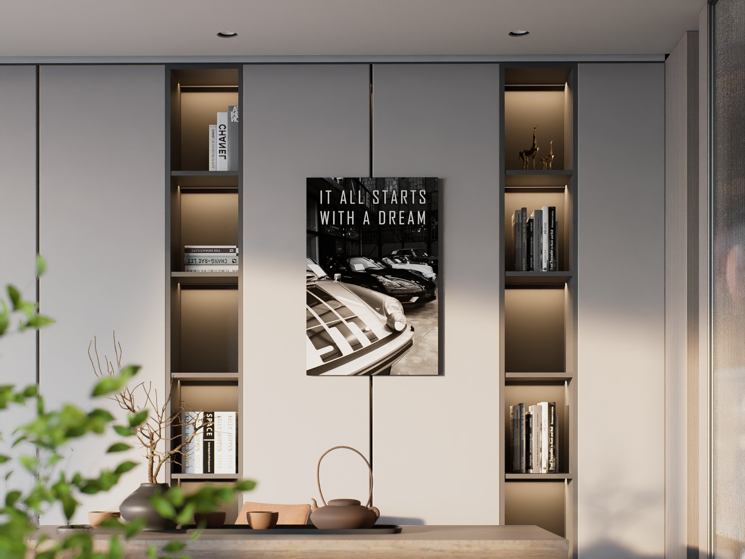 It All Starts With A Dream Wall Art