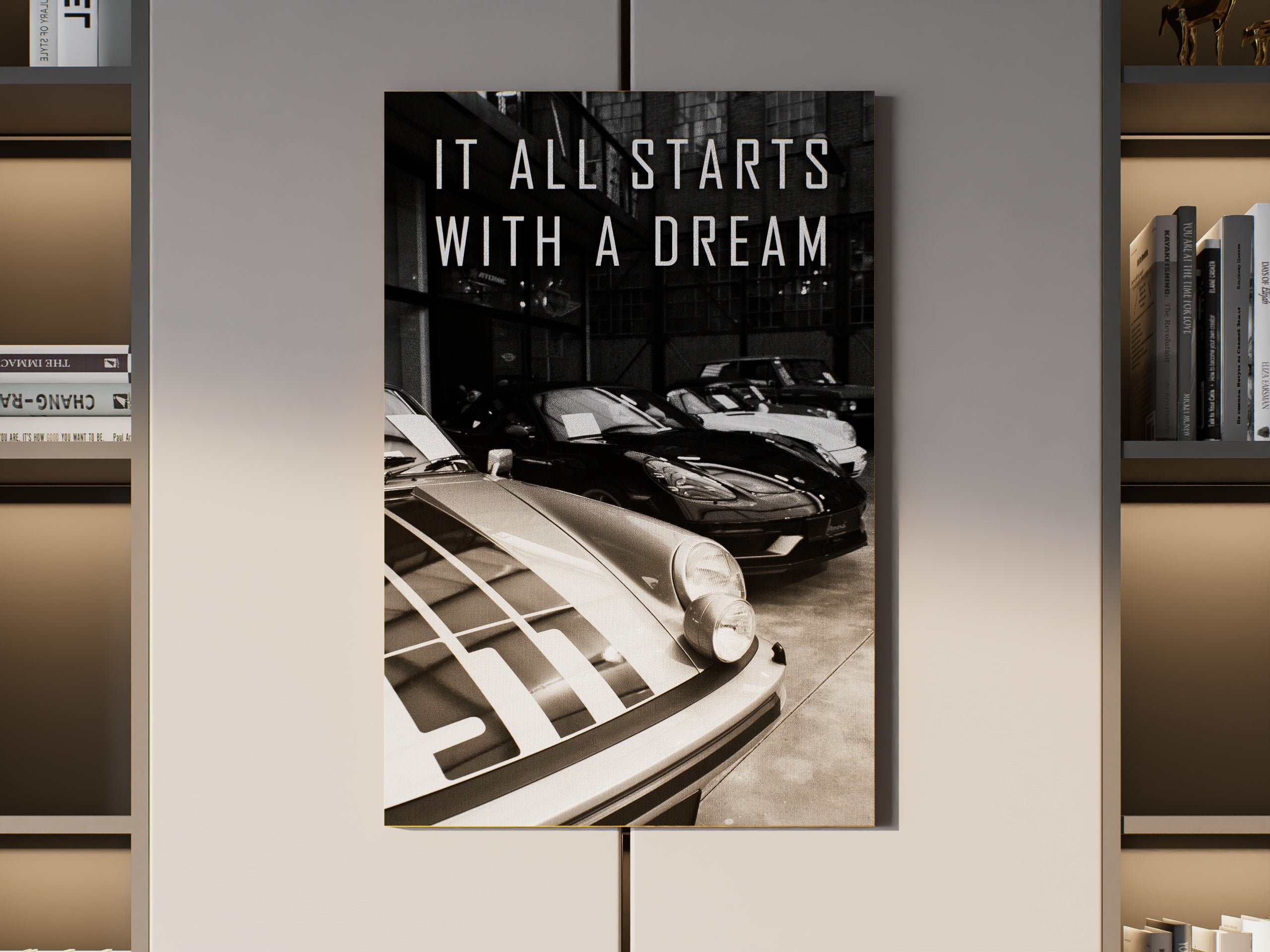 It All Starts With A Dream Wall Art