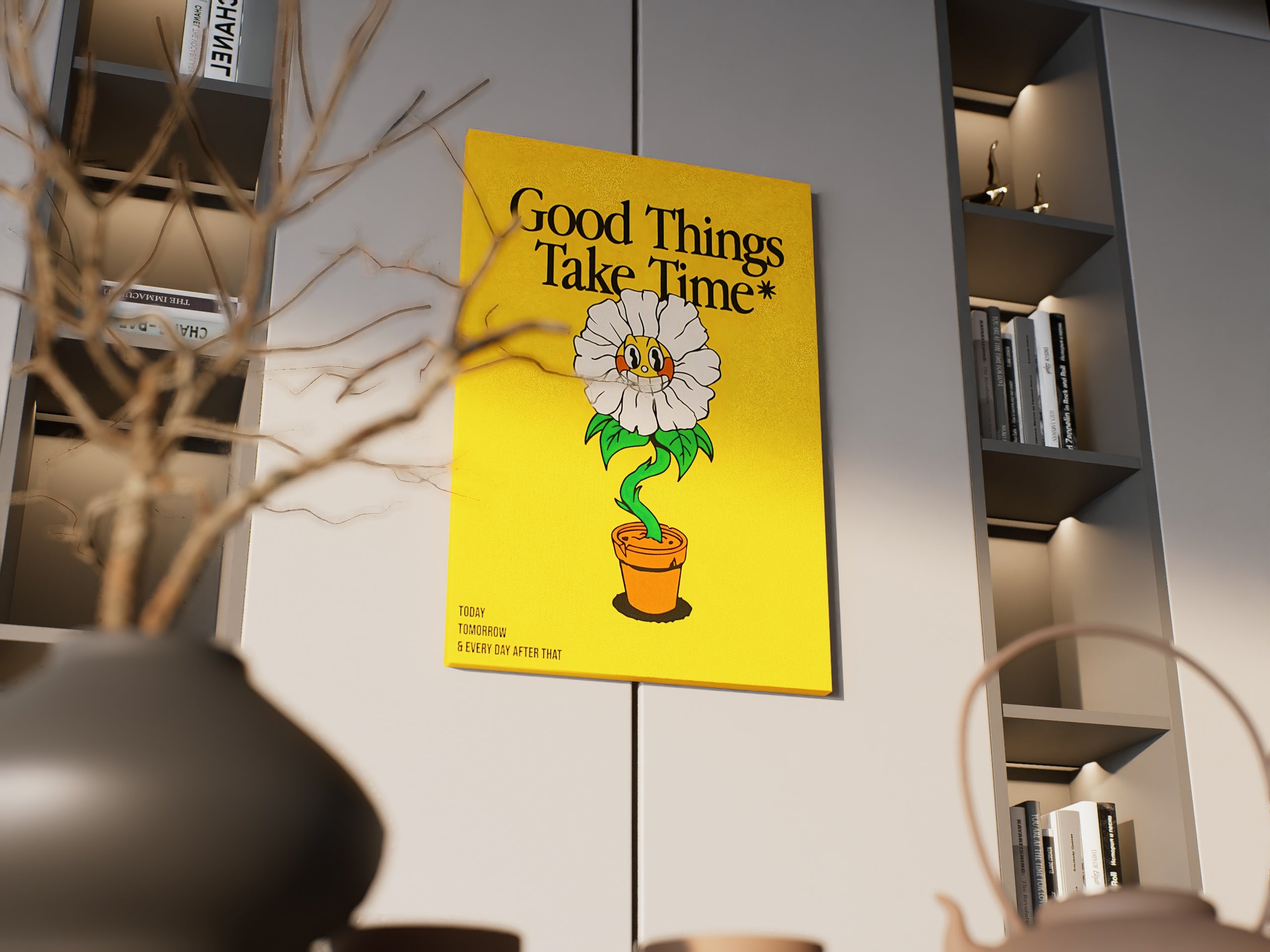 Good Things Take Time Wall Art