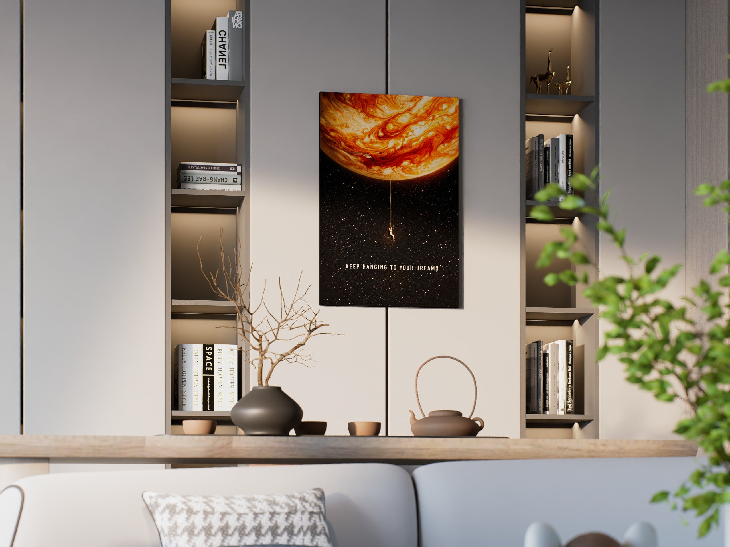 Keep Hanging To Your Dreams Wall Art