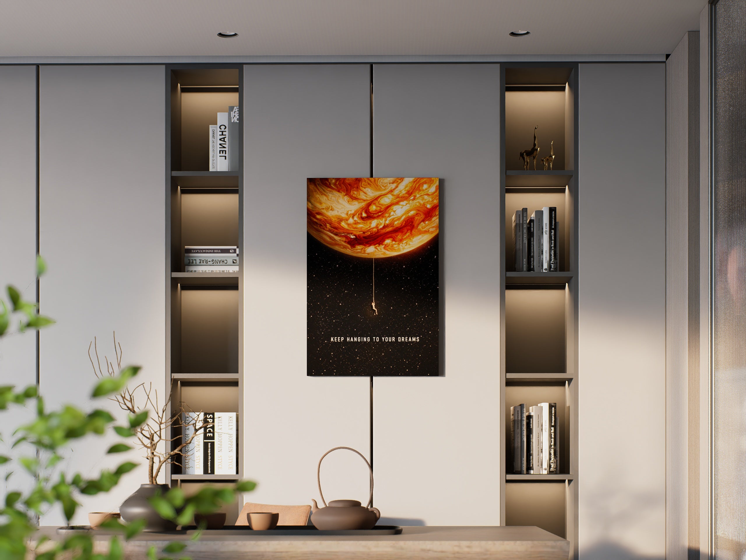 Keep Hanging To Your Dreams Wall Art