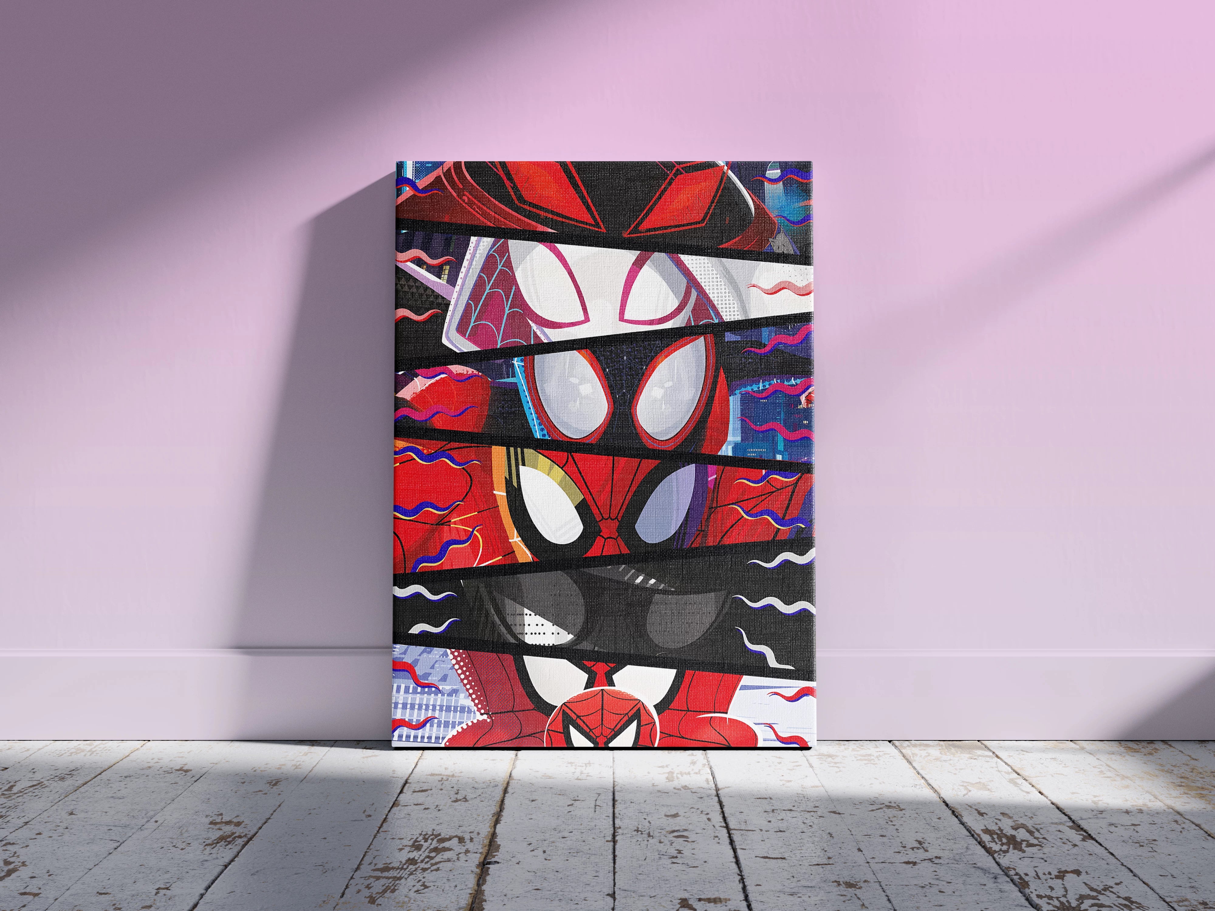 Multiverse Spider Hero Wall Art