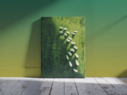 Minimal Sheep Wall Art