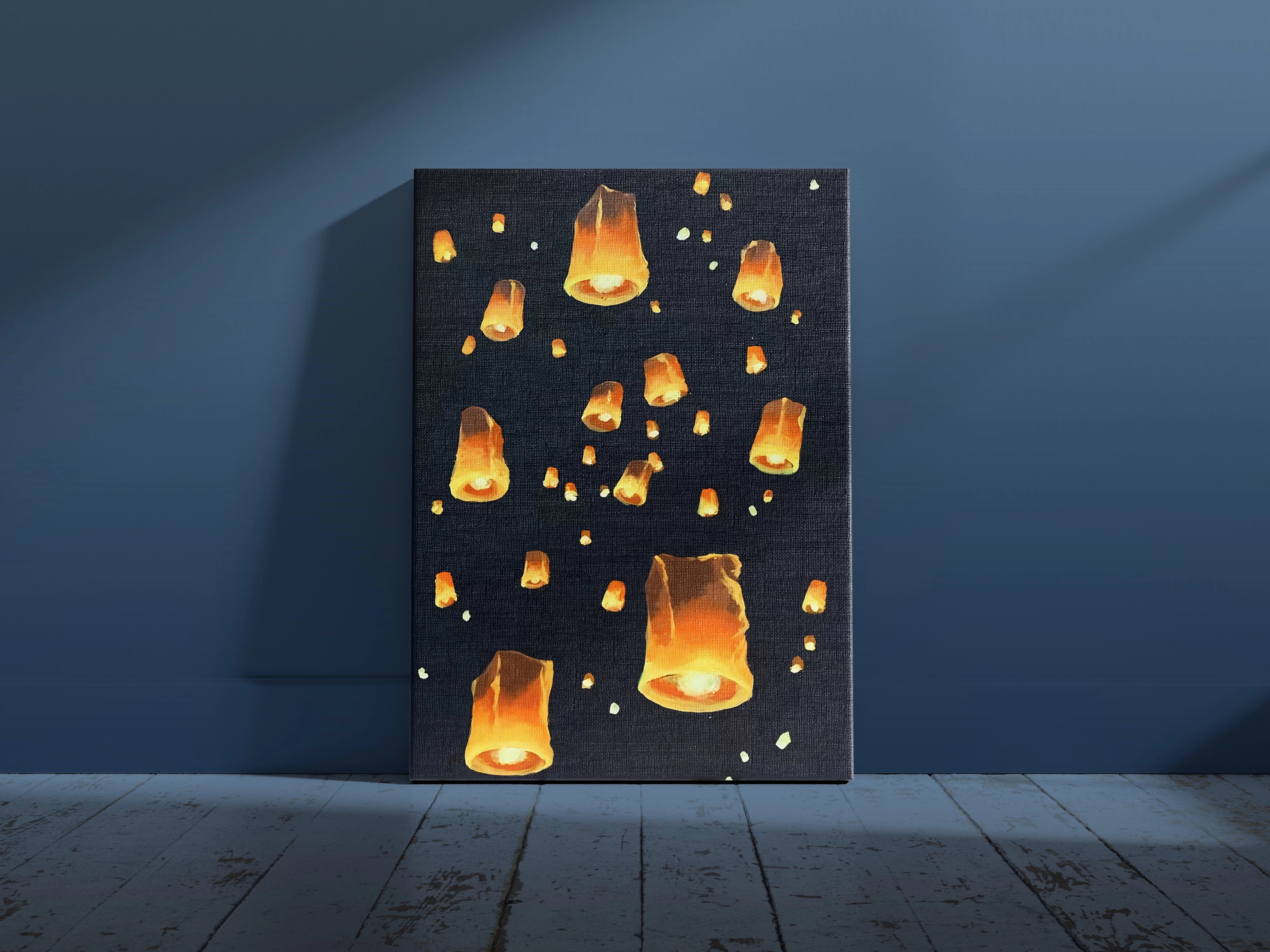 Sky Lantern Wall Art