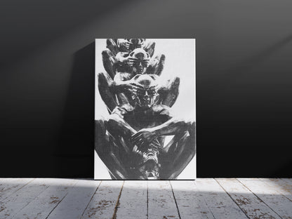 Abstract Monochrome Wall Art