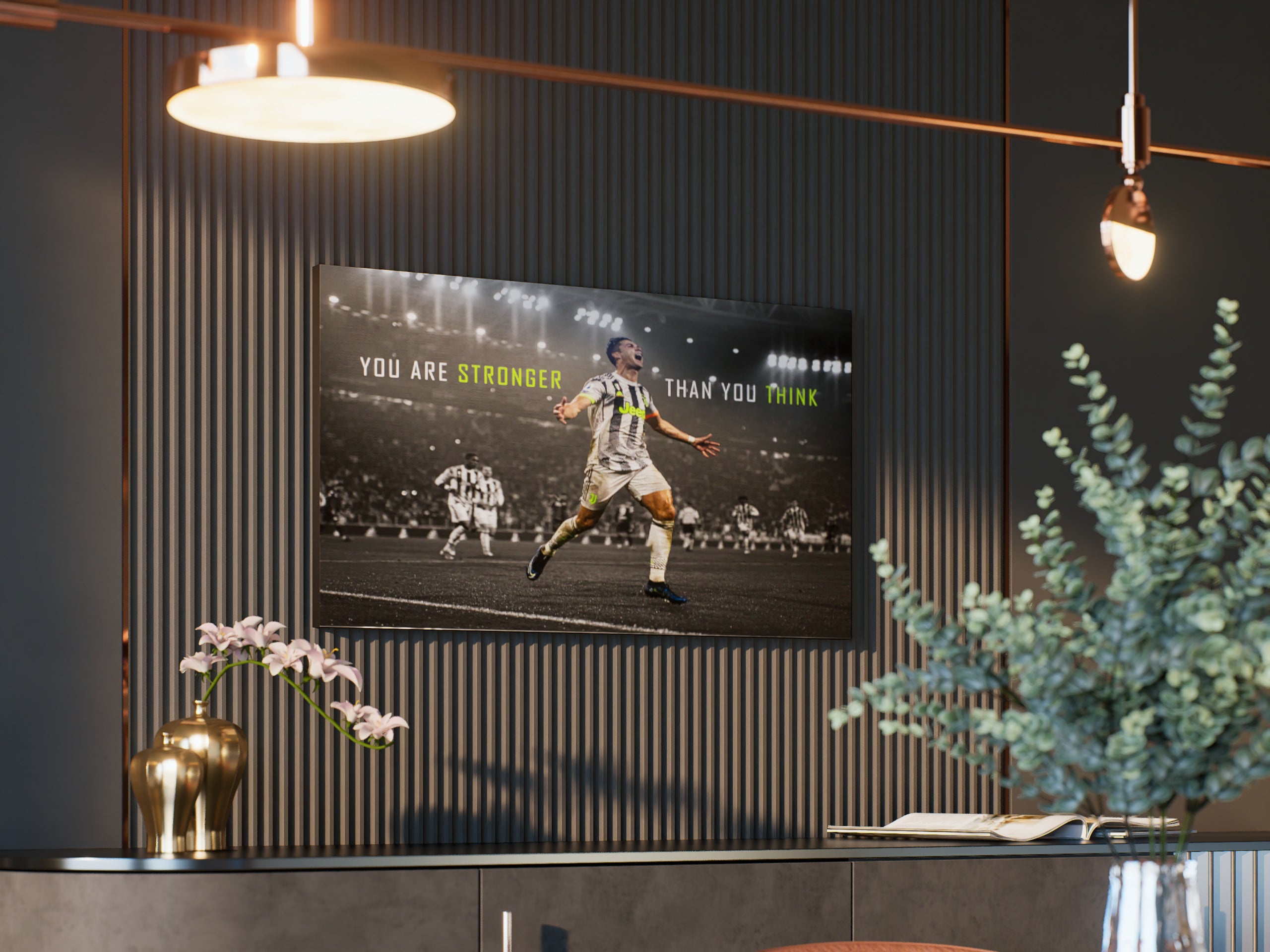 You Are Stronger - Cristiano Ronaldo Wall Art