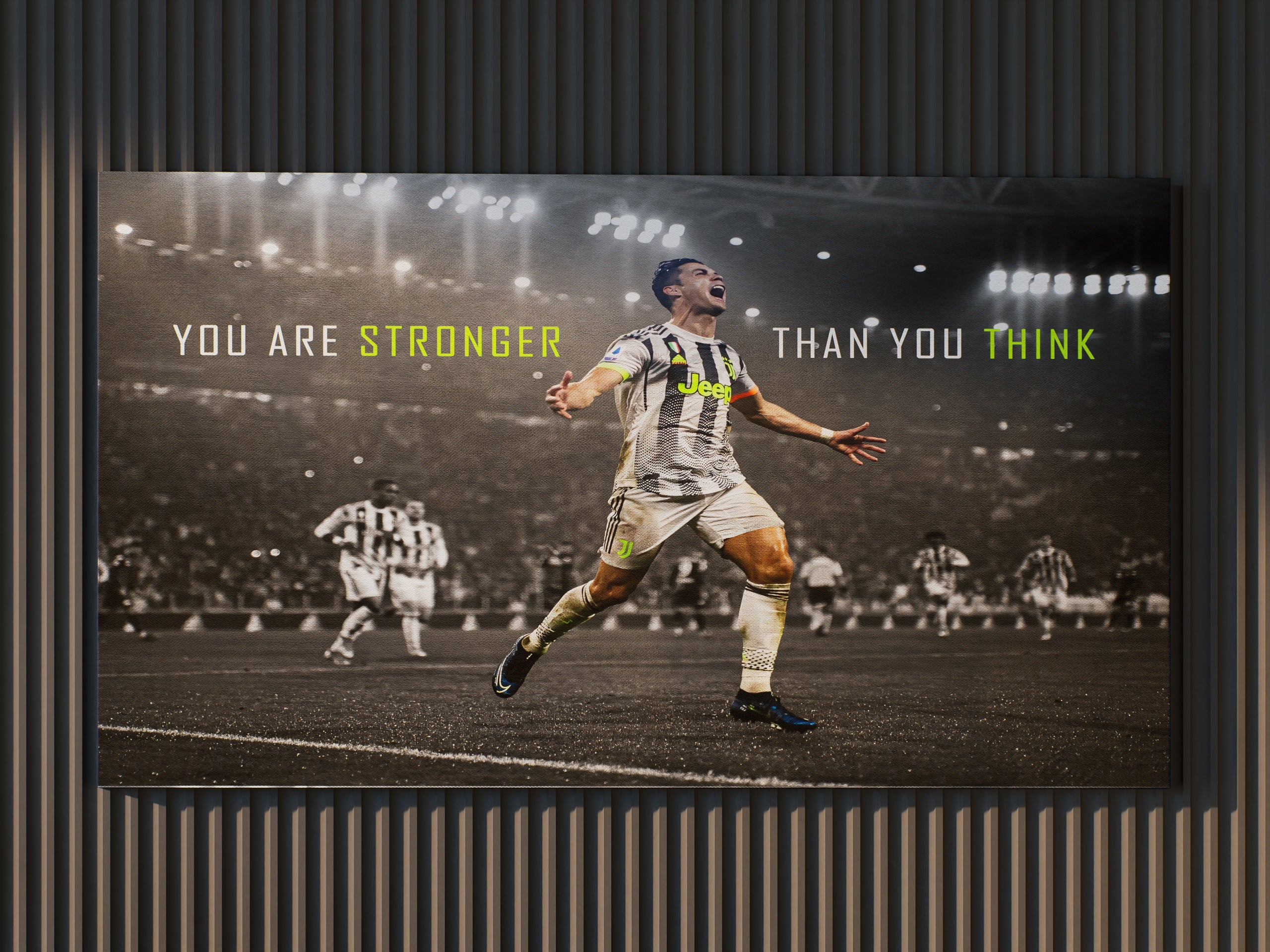 You Are Stronger - Cristiano Ronaldo Wall Art