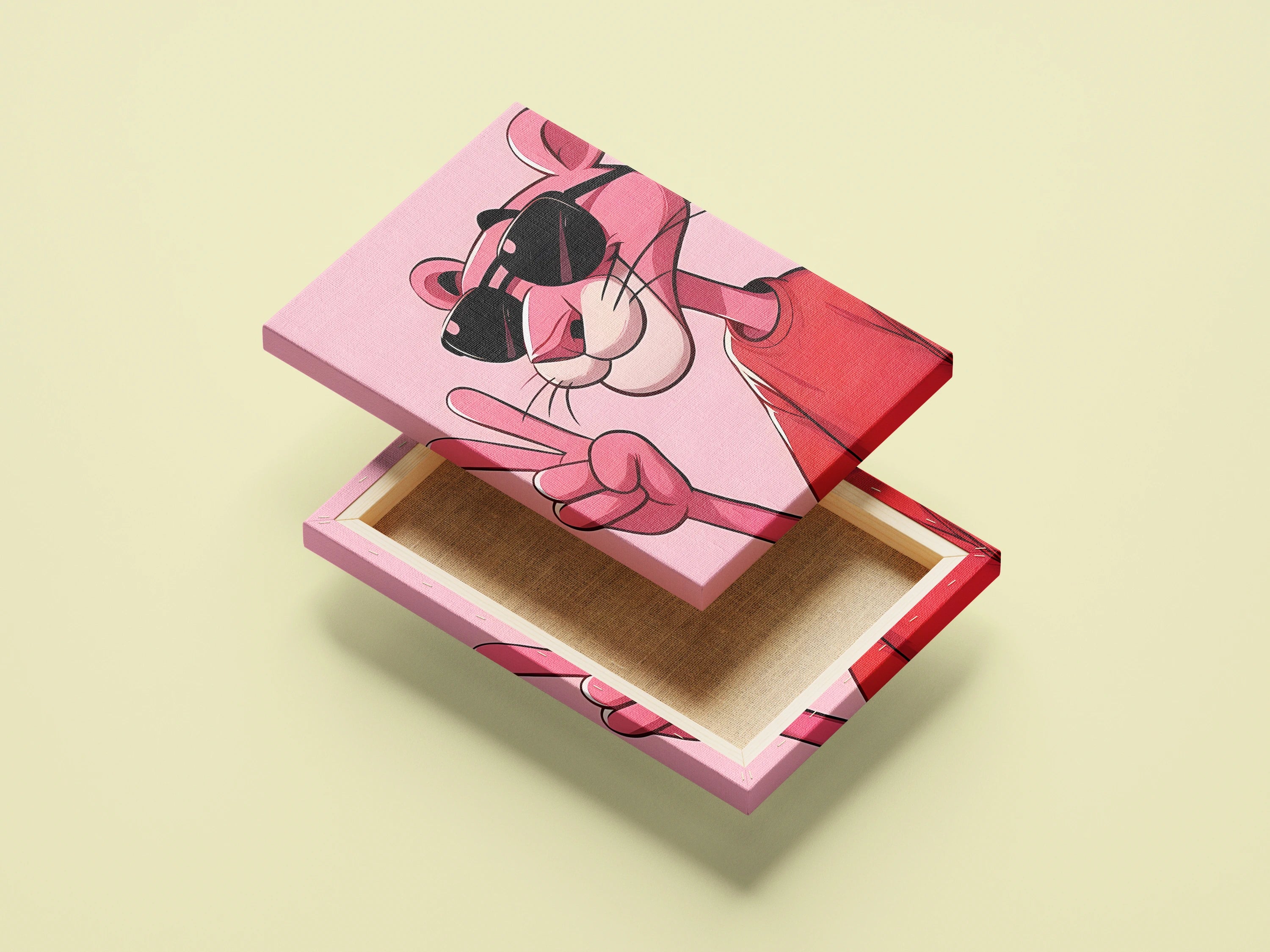 Pink Panther Style Wall Art