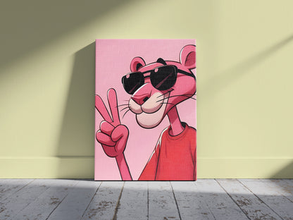 Pink Panther Style Wall Art