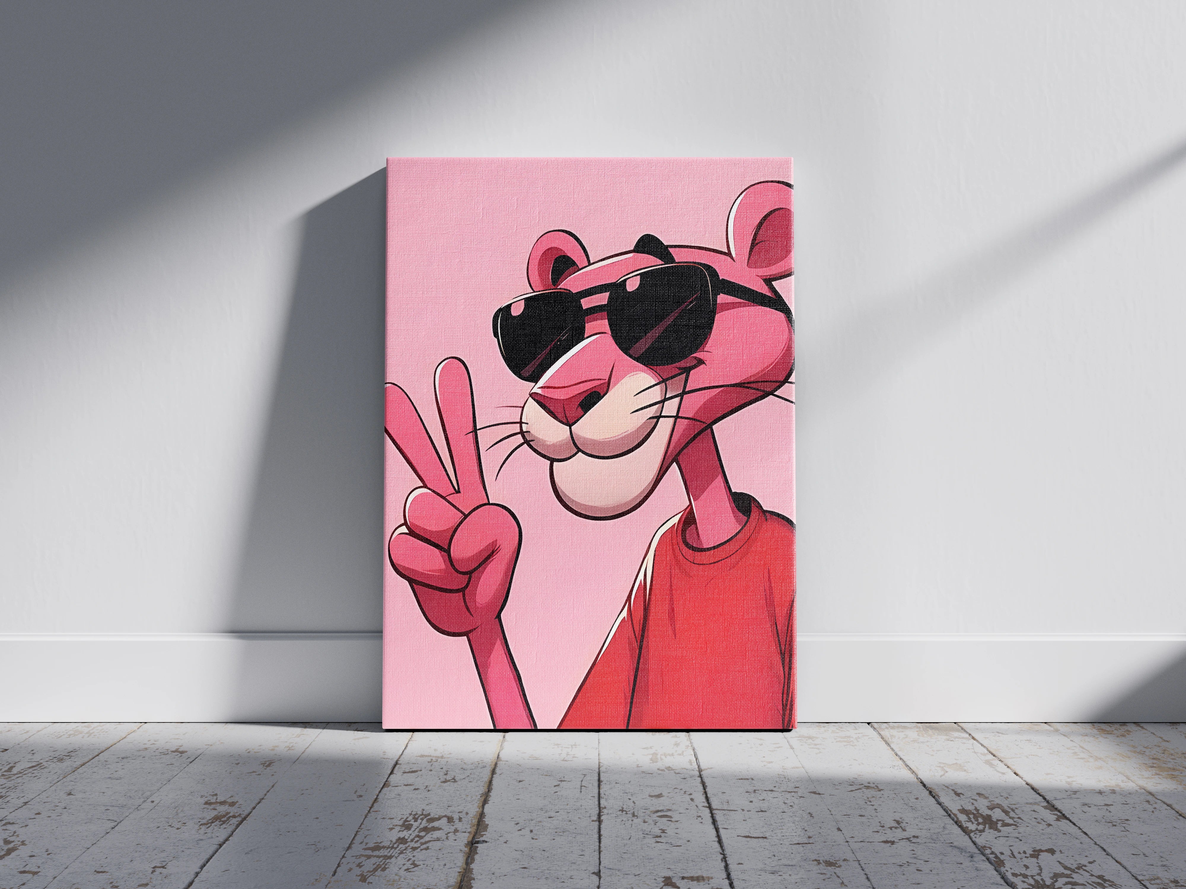 Pink Panther Style Wall Art