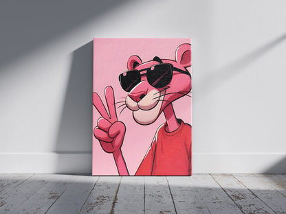 Pink Panther Style Wall Art