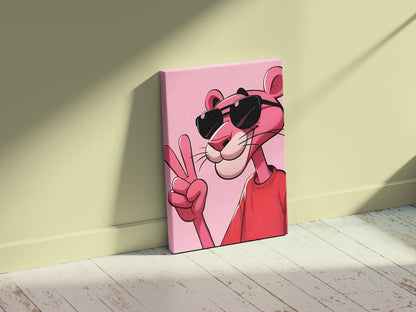 Pink Panther Style Wall Art